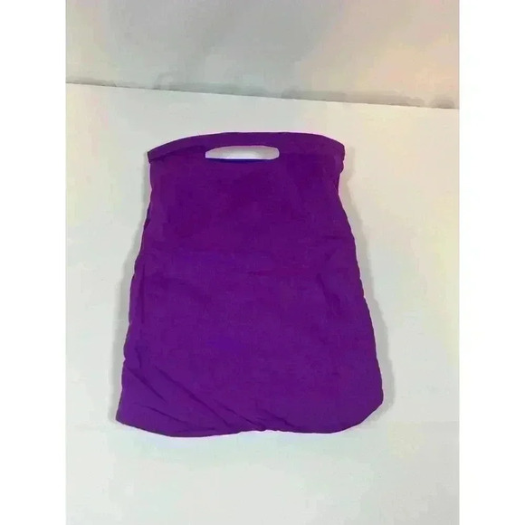 GUND PURPLE HALLOWEEN TRICK OR TREAT FABRIC BAG SACK BLACK CAT MAGIC - Picture 6 of 6